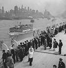 Normandie arriving at New York, 3d june 1935