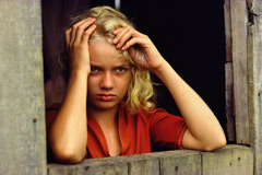 Girl with yellow Hair and Malaria, Brazil