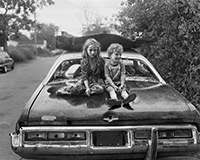 Children on a Wrecked Car, Staten Island