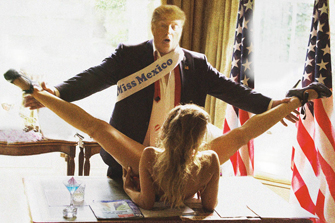 Trump with Miss Mexico