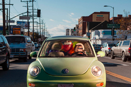 Green VW - East Hollywood