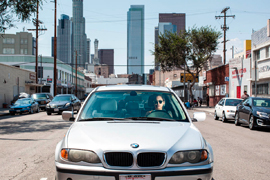 Silver BMW - LA, Skid Row