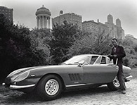 Miles Davis with his beloved Ferrari 1967 275 GTB/4