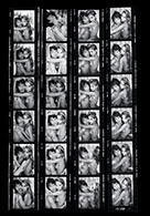 Jerry Hall and Mick Jagger Rolling Stone Contact Sheet 