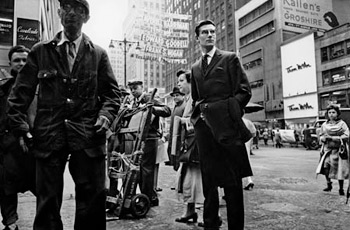 Yves Saint-Laurent, 7th Ave., New York, 1958