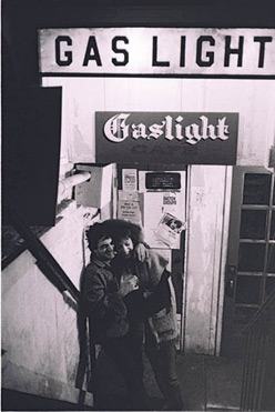 The Gaslight Café in Greenwich Village, 1958