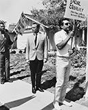Marlon Brando at a Civil Rights Demonstration, Torrance, CA