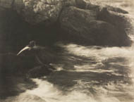 Woman by the Surf