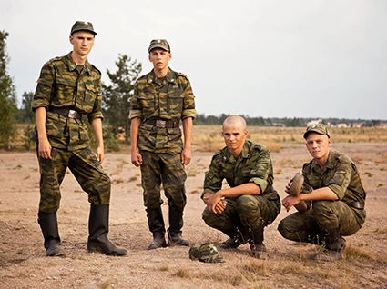 Young Soldiers at Training Ground