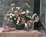 After Degas, Woman and Flowers, New York, 1951
