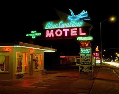 Blue Swallow Motel, Highway 66, Tucumcari, New Mexico; July