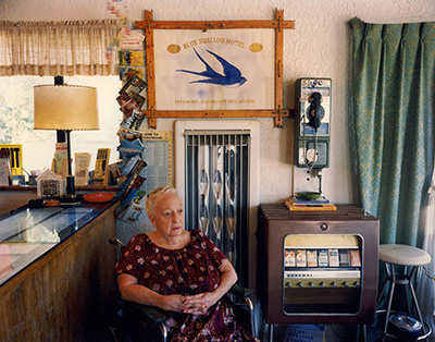 Lillian Redman, Blue Swallow Motel, Rt. 66, Tucumcari, New Mexico; July