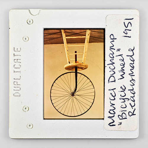 Duplicate_Marcel_Duchamp_Bicycle_Wheel_Readymade_1951