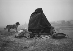 Monk In The Snow, Tibet