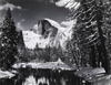 Half Dome, Merced River, Winter, Yosemite Valley, CA