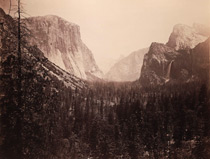 Up Yosemite Valley from Mariposa Trail, Yosemite