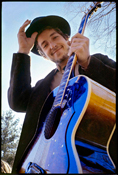 Bob Dylan at his Byrdcliffe Home. Nashville Skyline Album Cover