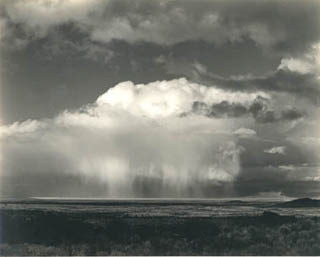 Rain over Modoc Lava Beds