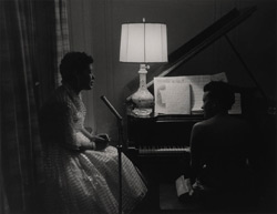 Billie Holiday and Hazel Scott at a Party